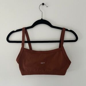 SET ACTIVE Sportbody Scoop Bra- Chestnut Small